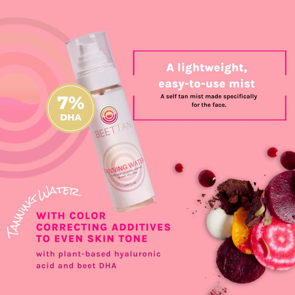 Tanning Water With Color Correcting Additives to Even Skin Tone - Image 2